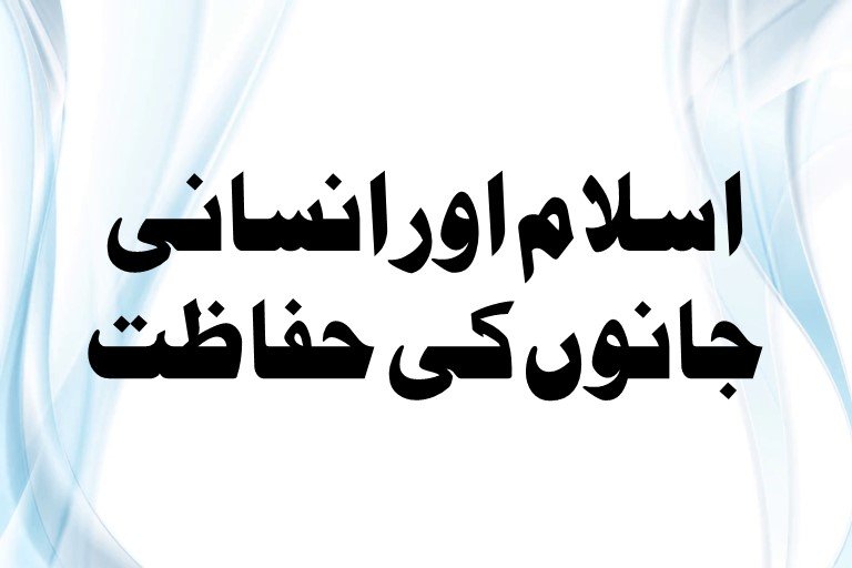 Read more about the article اسلام اور انسانوں جانوں کی حفاظت