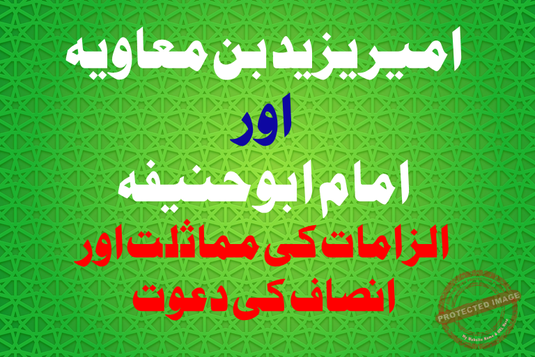 Read more about the article یزید بن معاویہ اور امام ابو حنیفہ رحمہ اللہ : الزامات کی مماثلت اور انصاف کی دعوت